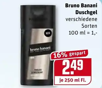 REWE Bruno Banani Duschgel 250ml Angebot