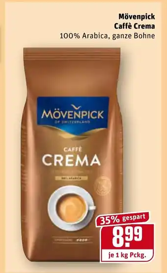 REWE Mövenpick Caffè Crema 1kg Angebot