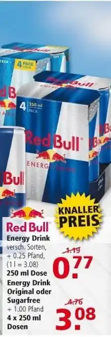 Multi Markt Red bull energy drink Angebot