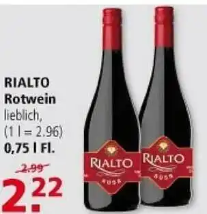 Multi Markt Rialto rotwein Angebot