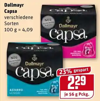 REWE Dallmayr Capsa 56g Angebot