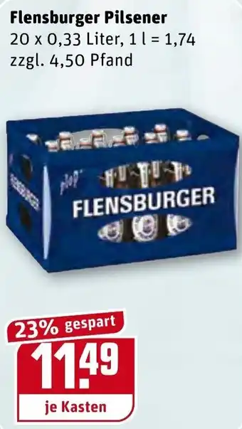 REWE Flensburger Pilsener 20x0,33L Angebot