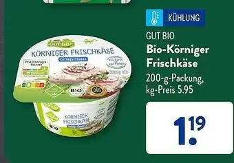 Aldi Süd Gut bio bio-körniger frischkäse Angebot