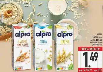 E-Center Alpro hafer- oder soya-drink Angebot