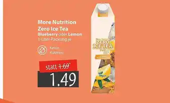 Famila Nord Ost More nutrition zero ice tea Angebot