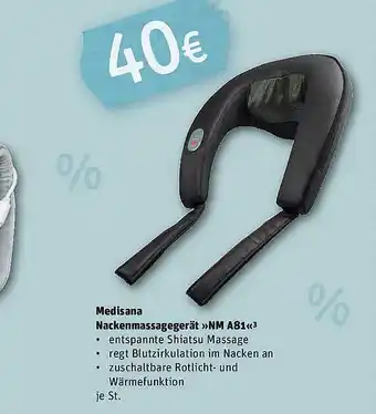 REWE Medisana nackenmassagegerät „nm a81“ Angebot