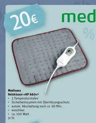 REWE Medisana heizkissen „hp a60“ Angebot