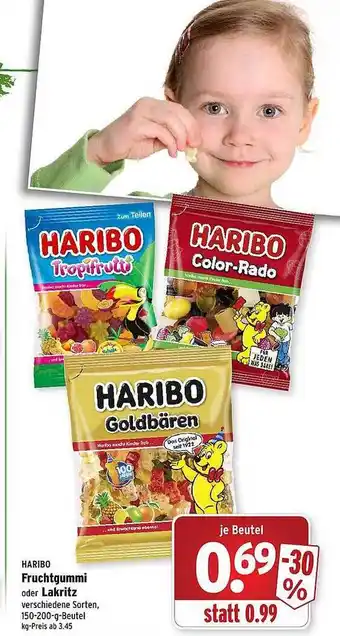 Wasgau Haribo fruchtgummi oder lakritz Angebot