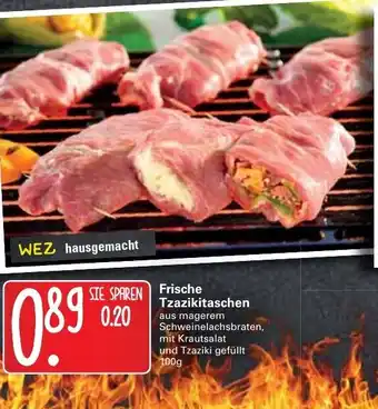 WEZ Frische Tzazikitaschen 100g Angebot