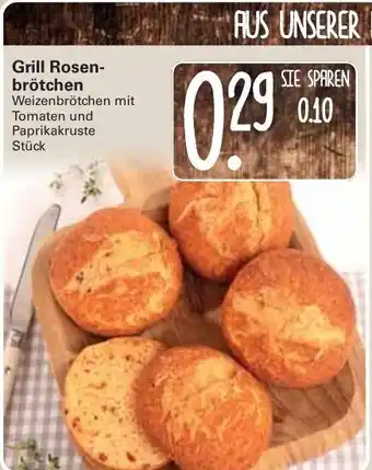 WEZ Grill Rosenbrötchen Angebot