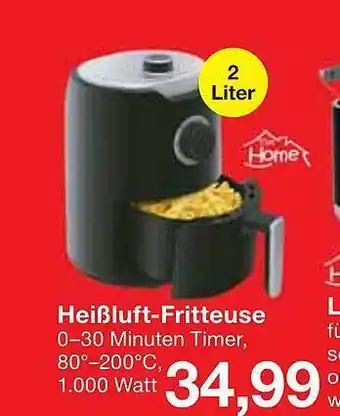 Jawoll Tim home heißluft-fritteuse Angebot