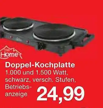 Jawoll Tim home doppel-kochplatte Angebot