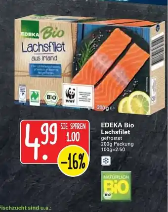 WEZ Edeka Bio Lachsfilet 200g Angebot