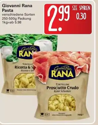 WEZ Giovanni Rana Pasta 250-500g Angebot