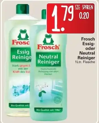 WEZ Frosch Essig oder Neutral Reiniger 1L Angebot