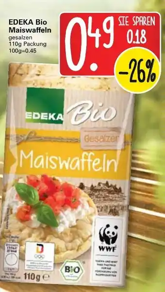 WEZ Edeka Bio Maiswaffeln 110g Angebot