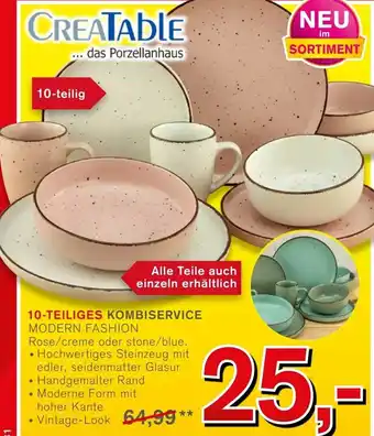 KODi Creatable 10-Teiliges Kombiservice Angebot