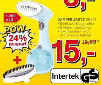 KODi Dampfbürste SB191 Angebot