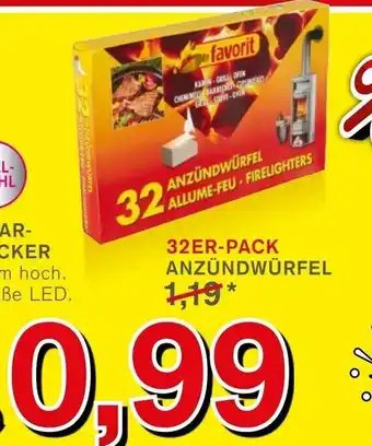 KODi 32er-Pack Anzündwürfel Angebot