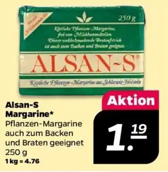 NETTO Alsan-S Margarine 250 g Angebot