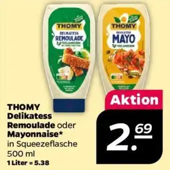 NETTO Thomy Delikatess Remoulade oder Mayonnaise 500 ml Angebot