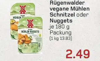 akzenta Rügenwalder mühle vegane mühlen schnitzel oder nuggets Angebot