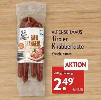 Aldi Nord Alpenschmaus tirolez knabberkiste Angebot