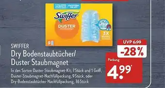 Aldi Nord Swiffer dry bodenstaubtücher duster staubmagnet Angebot