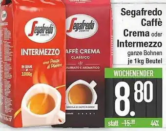 E-Center Segafredo caffè crema oder intermezzo Angebot