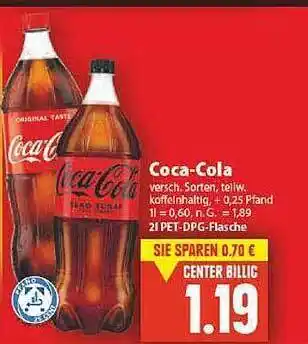 E-Center Coca-cola Angebot