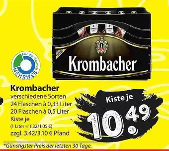 Famila Nord Ost Krombacher verschiedene sorten Angebot