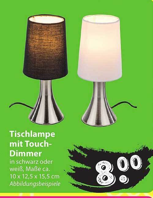 Tischlampe mit touchdimmer Angebot bei Famila Nord Ost