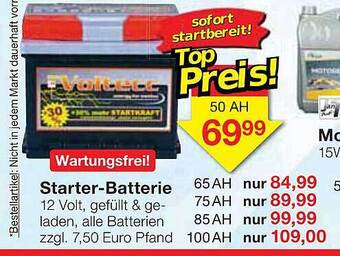 Jawoll Voltec starter-batterie Angebot