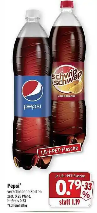 Wasgau Pepsi Angebot