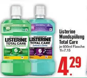 Edeka Scherer Listerine mundspülung total care Angebot