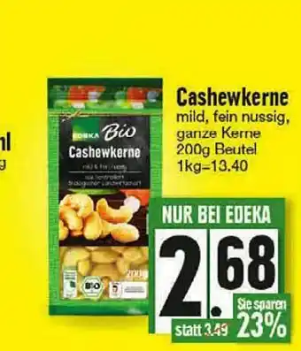 Edeka Scherer Edeka bio cashewkerne Angebot