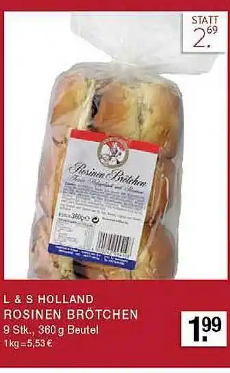 Edeka Zurheide L&s holland rosinen brötchen Angebot