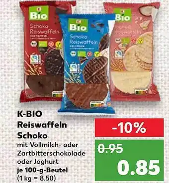 Kaufland K-bio reiswaffeln Angebot