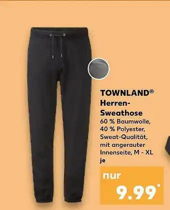 Kaufland Townland herren-sweathose Angebot