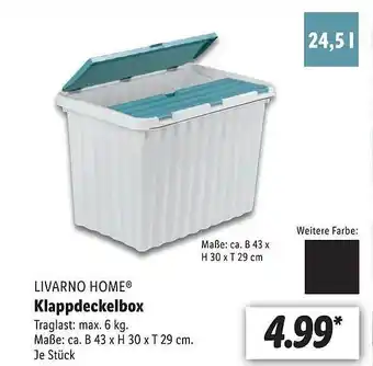 Lidl Livarno home klappdeckelbox Angebot