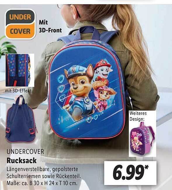 Paw patrol rucksack lidl Clearance