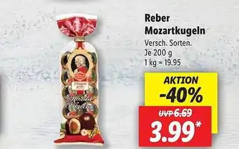 Lidl Reber mozartkugeln Angebot