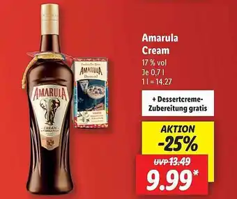 Lidl Amarula cream Angebot