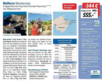 Lidl Mallorca wanderreise Angebot