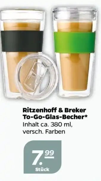 NETTO Ritzenhoff & Breker To Go Glas Becher Angebot