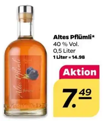 NETTO Altes Pflümli 0,5 Liter Angebot