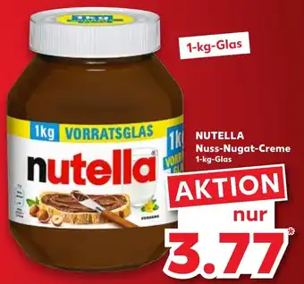 Kaufland Nutella Nuss Nugat Creme 1 kg Glas Angebot