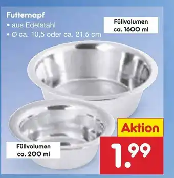 Netto Marken-Discount Futternapf Angebot