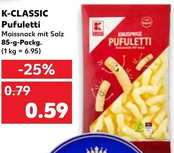 Kaufland K-Classic Pufuletti 85 g Packg. Angebot