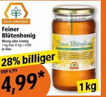 Norma Felix himstedt feiner blütenhonig Angebot